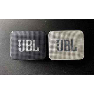 JBL  GO2 ブラック＆シルバー　2個セット【ジャンク品】(スピーカー)