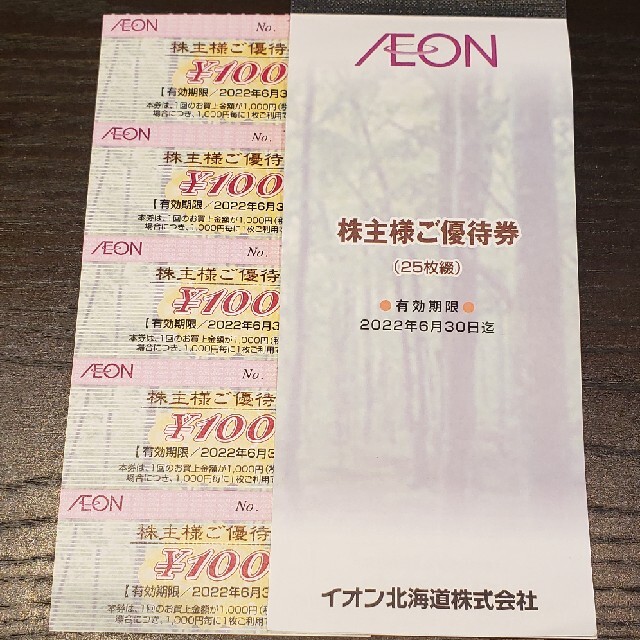 AEON(イオン)のイオン株主優待券 チケットの優待券/割引券(ショッピング)の商品写真