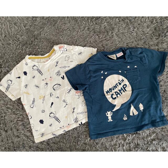 ZARA(ザラ)のZARA baby 80 Tシャツ２枚セット キッズ/ベビー/マタニティのベビー服(~85cm)(シャツ/カットソー)の商品写真