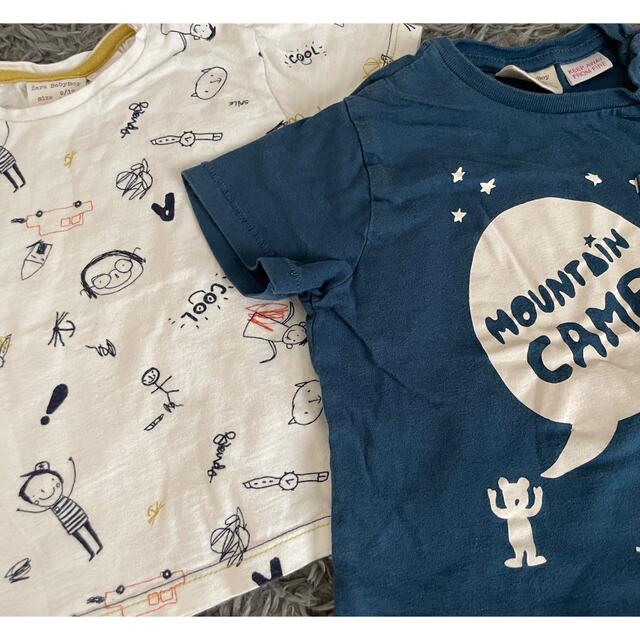 ZARA(ザラ)のZARA baby 80 Tシャツ２枚セット キッズ/ベビー/マタニティのベビー服(~85cm)(シャツ/カットソー)の商品写真