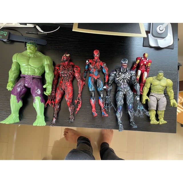Mavel スパイダーマン ハルク アイアンマン フィギュア リアル