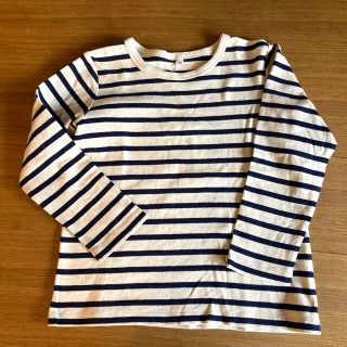 ムジルシリョウヒン(MUJI (無印良品))の無印良品　ボーダーカットソー　120cm(Tシャツ/カットソー)