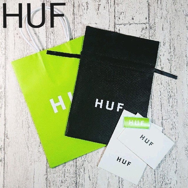 HUF(ハフ)のHUF ラッピングバッグ&ショッパー 5点セット メンズのファッション小物(その他)の商品写真