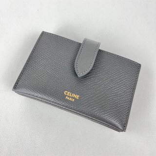 セリーヌ(celine)のセリーヌ カードケース CELINE アコーディオン 名刺ケース グレー 灰(名刺入れ/定期入れ)