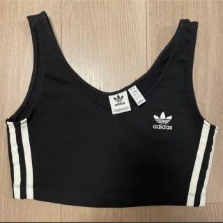 アディダス(adidas)のadidas アディダス クロップドタンクトップ　ショート丈(タンクトップ)