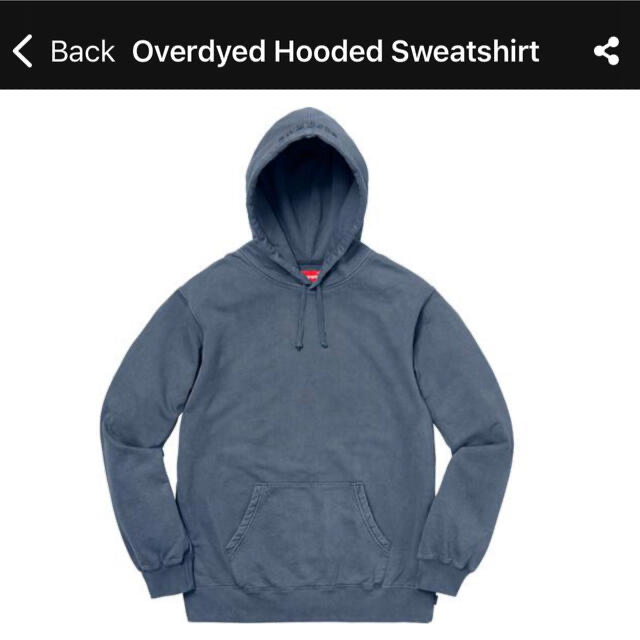 Supreme Overdyed Hooded Sweatshirt 3