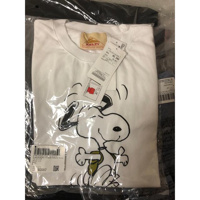 KELTY(ケルティ)の新品★SHIPS別注 ケルティPEANUTS プリントTシャツ ホワイト/S メンズのトップス(Tシャツ/カットソー(半袖/袖なし))の商品写真