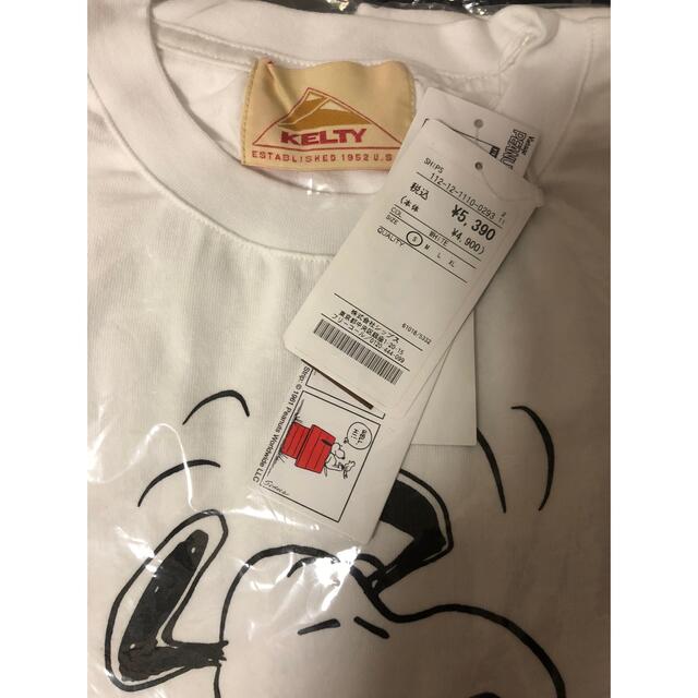 KELTY(ケルティ)の新品★SHIPS別注 ケルティPEANUTS プリントTシャツ ホワイト/S メンズのトップス(Tシャツ/カットソー(半袖/袖なし))の商品写真