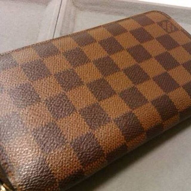 在庫処分】 ヴィトン VUITTON LOUIS ダミエ ラウンドファスナー長財布 N60015 ジッピーウォレット 財布 