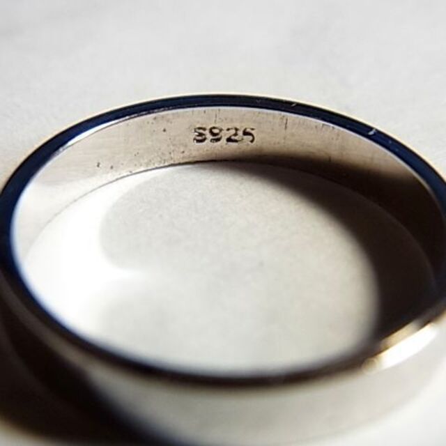 未使用品SVシルバー925リング指輪13号プレーン ピンキーリング男性メンズ女性 メンズのアクセサリー(リング(指輪))の商品写真