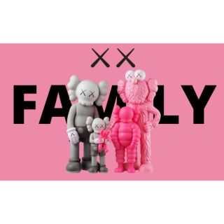 メディコムトイ(MEDICOM TOY)のKAWS FAMILY GREY/PINK/FLUORO PINK(フィギュア)