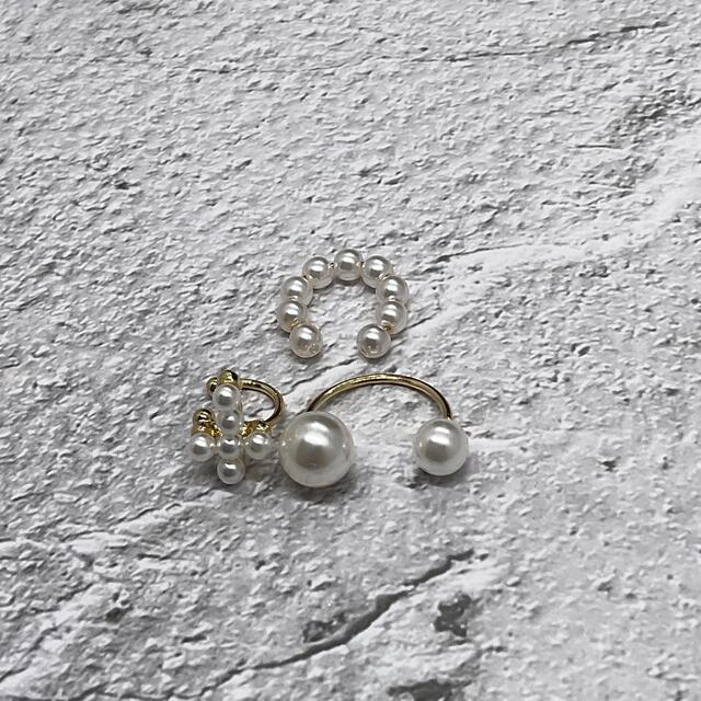 PI029 imitation ear cuff 3set レディースのアクセサリー(イヤーカフ)の商品写真