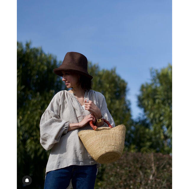 marihoja マリホジャ【Natural Dyed Linen Tunic】