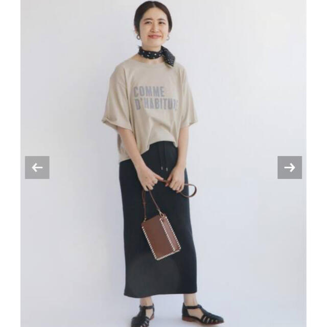 IENA(イエナ)のCOMME DHABITUDE Tシャツ　イエナ メンズのトップス(Tシャツ/カットソー(半袖/袖なし))の商品写真