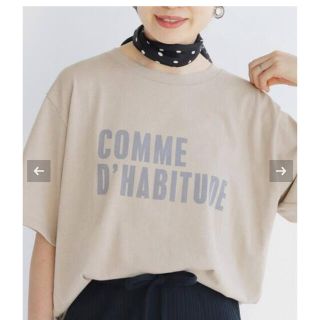 イエナ(IENA)のCOMME DHABITUDE Tシャツ　イエナ(Tシャツ/カットソー(半袖/袖なし))