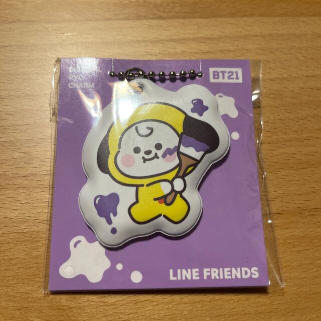 BT21  PVC  チャーム  BTS  CHIMMY ジミン　限定　ファミマ エンタメ/ホビーのおもちゃ/ぬいぐるみ(キャラクターグッズ)の商品写真