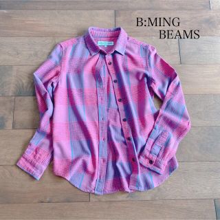 ビーミング ライフストア バイ ビームス(B:MING LIFE STORE by BEAMS)のB:MING by BEAMS  ビビットピンク　コットンシャツ(シャツ/ブラウス(長袖/七分))