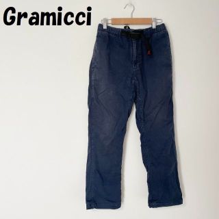 グラミチ(GRAMICCI)の【人気】グラミチ ワンポイントロゴワッペン付き チノパン ネイビー サイズS(チノパン)