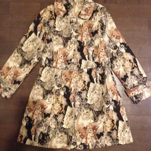 ジャガード猫柄コートの通販 by lily's shop|ラクマ ジャガード猫柄コートの通販 by lily's shop|ラクマ