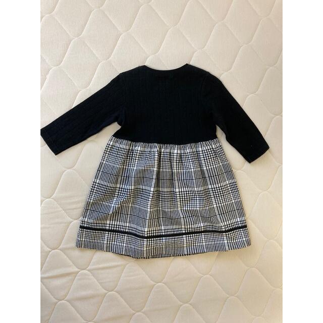 BeBe(ベベ)のbebe 子供ワンピース　110サイズ キッズ/ベビー/マタニティのキッズ服女の子用(90cm~)(ワンピース)の商品写真