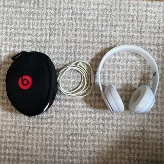 ビーツバイドクタードレ(Beats by Dr Dre)のBeats by Dr Dre SOLO3 WIRELESS ホワイト(ヘッドフォン/イヤフォン)