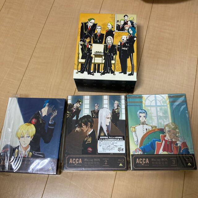 大好評通販中！ ACCA13区監察課 Blu-ray BOX 1、2、3 Blu-ray アニメ