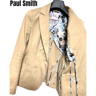 ポールスミス(Paul Smith)の匿名発送　美品ポールスミス  テーラードジャケット　キャメル　裏地花柄　サイズL(テーラードジャケット)