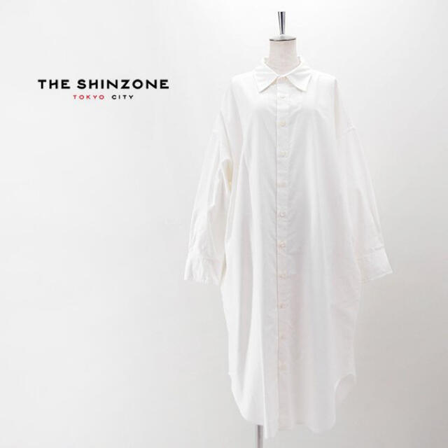 Shinzone(シンゾーン)の美品80% OFF! SHINZONEシャツドレス レディースのワンピース(ロングワンピース/マキシワンピース)の商品写真