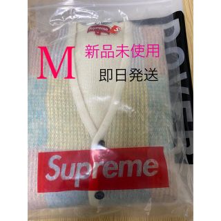 シュプリーム(Supreme)のsupreme Brushed Grid Cardigan カーディガン　M(カーディガン)