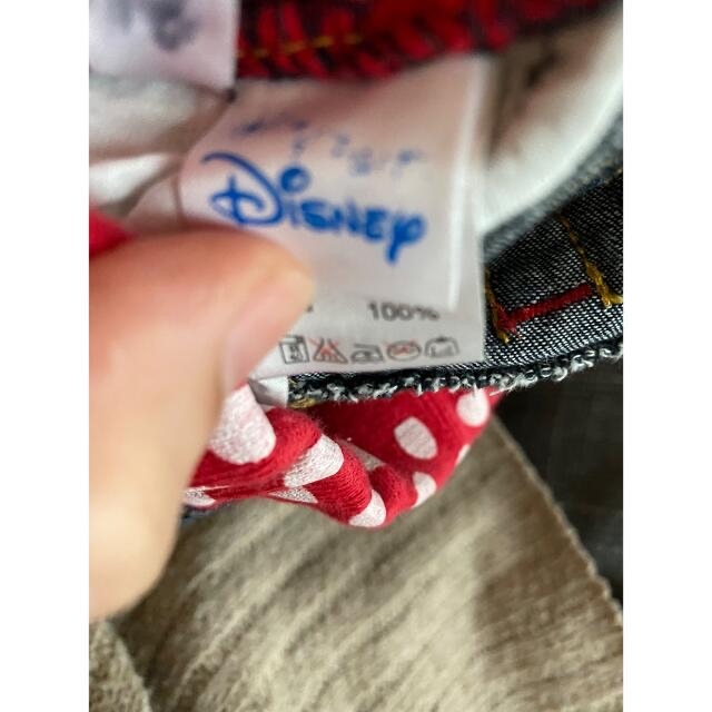 Disney(ディズニー)のミニーちゃんのデニムパンツ　90サイズ キッズ/ベビー/マタニティのキッズ服女の子用(90cm~)(パンツ/スパッツ)の商品写真