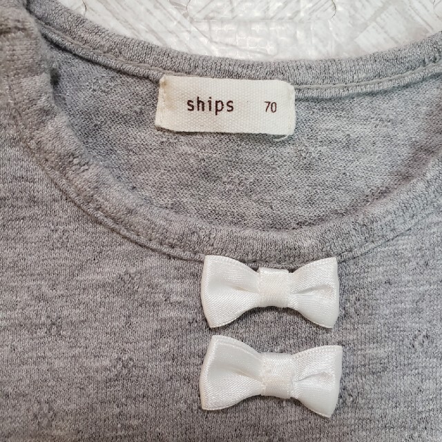 SHIPS(シップス)のSHIPS ベビーワンピース キッズ/ベビー/マタニティのベビー服(~85cm)(ロンパース)の商品写真