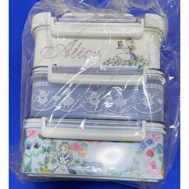 Alice✖︎AfternoonTea 角型3段ランチボックスSとスープジャー Alice✖︎AfternoonTea 角型3段ランチボックスSとスープジャー