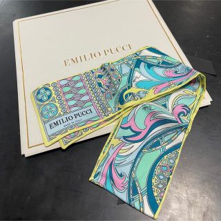 エミリオプッチ(EMILIO PUCCI)のEMILIO PUCCI★シルク100%スカーフ(バンダナ/スカーフ)