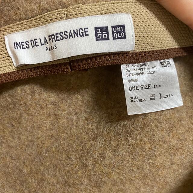 UNIQLO(ユニクロ)のユニクロ イネス ウールベレー 2021 レディースの帽子(ハンチング/ベレー帽)の商品写真