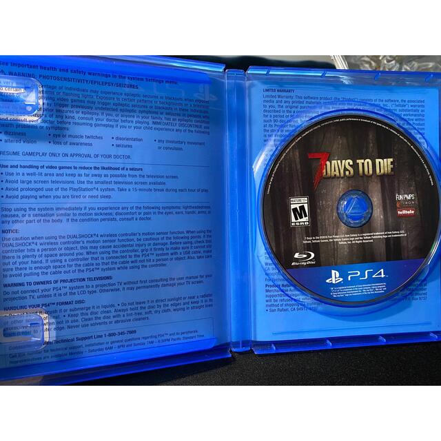 PS4版 7DAYS TO DIE (北米版) エンタメ/ホビーのゲームソフト/ゲーム機本体(家庭用ゲームソフト)の商品写真