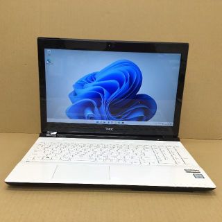 エヌイーシー(NEC)のNEC ノートPC PC-NS700DAW CI7 8GB128GB 15.6"(ノートPC)