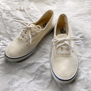 ヴァンズ(VANS)のひび様専用　VANS  オーセンティック　ホワイト　24.5(スニーカー)