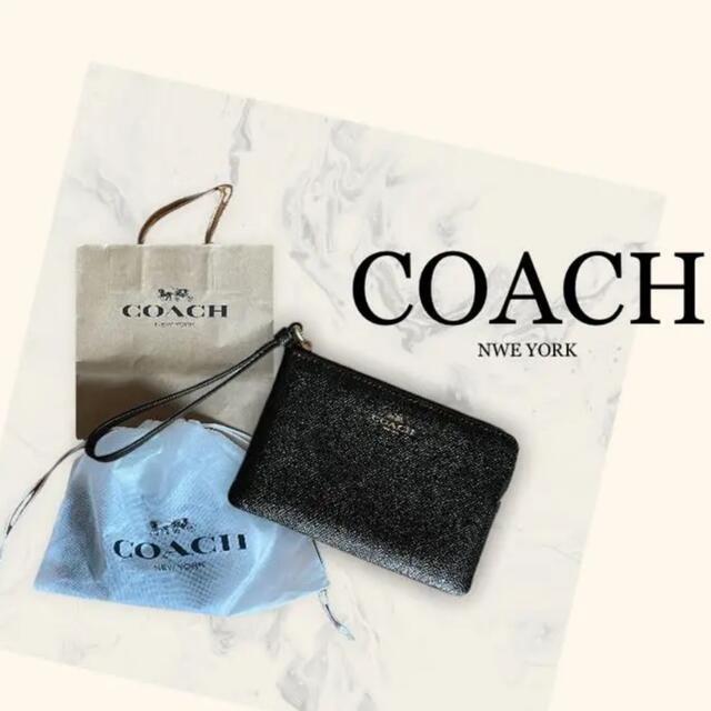 coach ポーチ 保存袋あり - ハンドバッグ