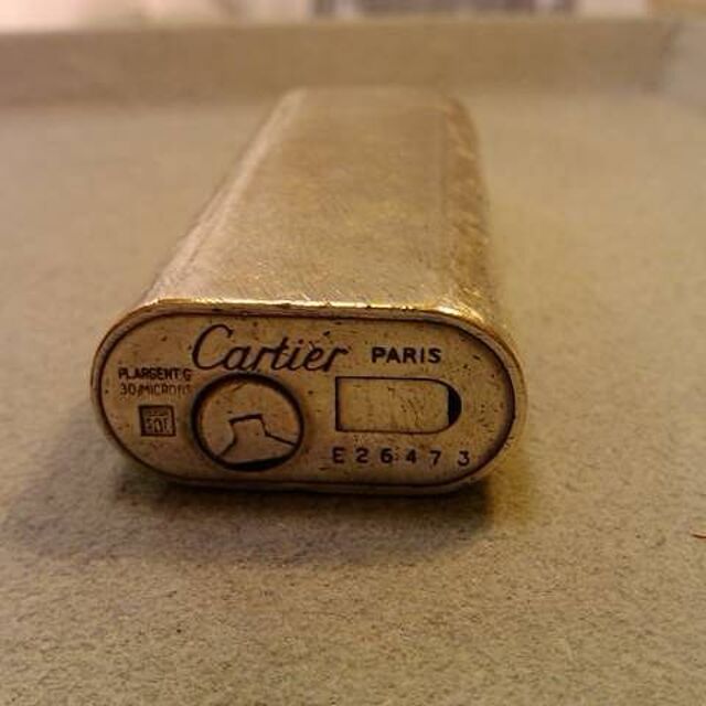 Cartier (カルティエ)シルバーカラー ガス ライター ジャンク品