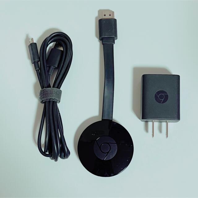 Google(グーグル)のGoogle Chromecast(2nd Generation) BLACK スマホ/家電/カメラのテレビ/映像機器(映像用ケーブル)の商品写真