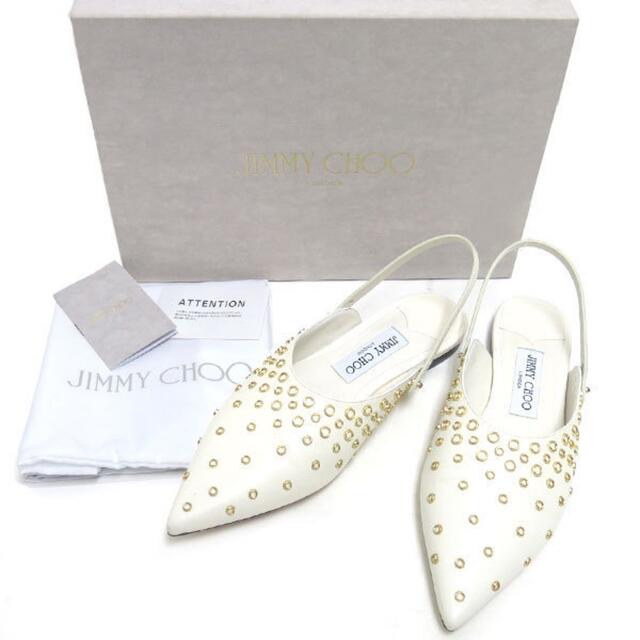 JIMMY CHOO - ジミーチュウ 新品 フラットシューズ 36サイズの通販 by ...