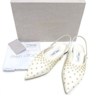 ジミーチュウ(JIMMY CHOO)のジミーチュウ  新品　フラットシューズ　36サイズ(バレエシューズ)