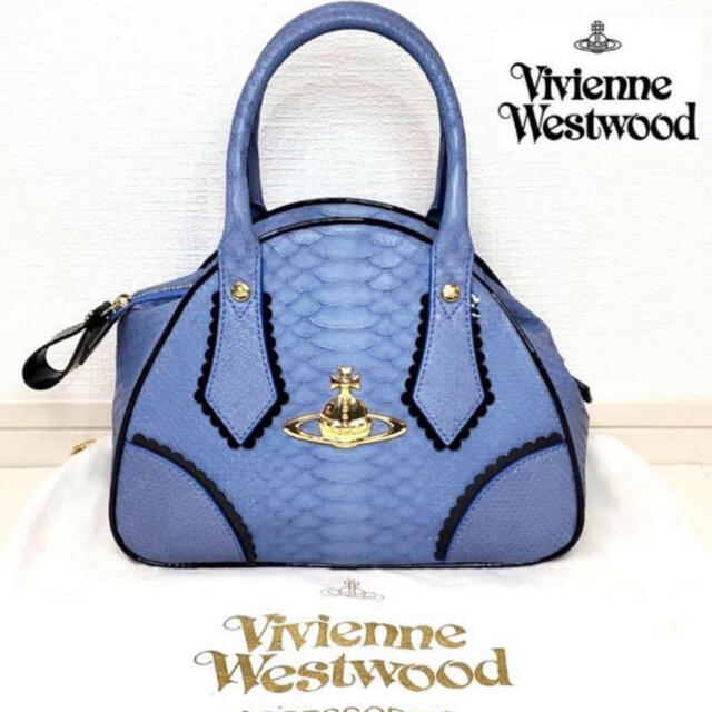 最終値下げ★希少 美品Vivienne Westwoodクロコ ヤスミンブルー