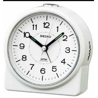 セイコー(SEIKO)のセイコー 電波置時計 切替式アラーム アナログ KR324W(置時計)