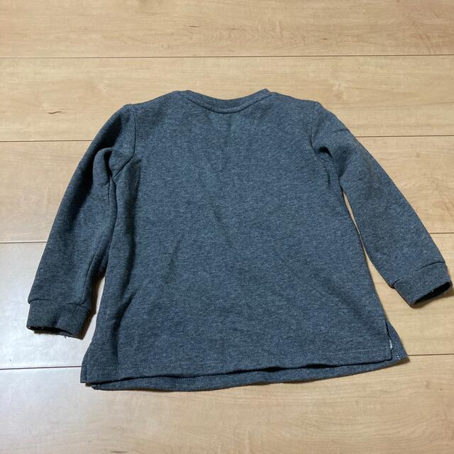 H&M(エイチアンドエム)のH＆M  女の子　裏起毛トレーナー　90 キッズ/ベビー/マタニティのキッズ服女の子用(90cm~)(その他)の商品写真