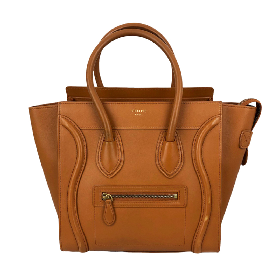 celine - セリーヌ CELINE ラゲージマイクロショッパー ハンドバッグ レデ【中古】