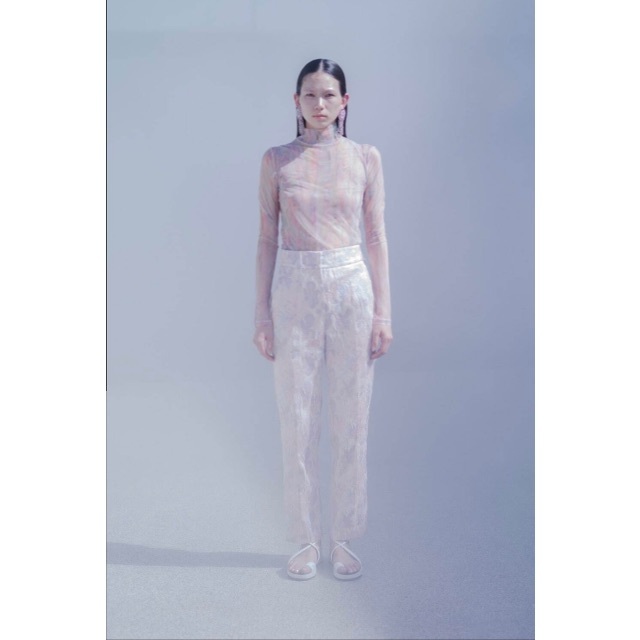 mame kurogouchi Marble Print Sheer