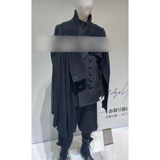 yohji yamamoto pour homme  ニットマント