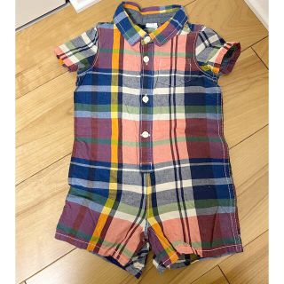 ギャップ(GAP)のGAP baby  半袖シャツ　ロンパース(ロンパース)