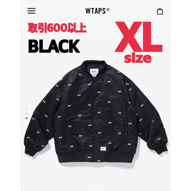 WTAPS 2022SS TEAM JACKET BLACK XLサイズ